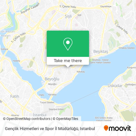 Gençlik Hizmetleri ve Spor İl Müdürlüğü map