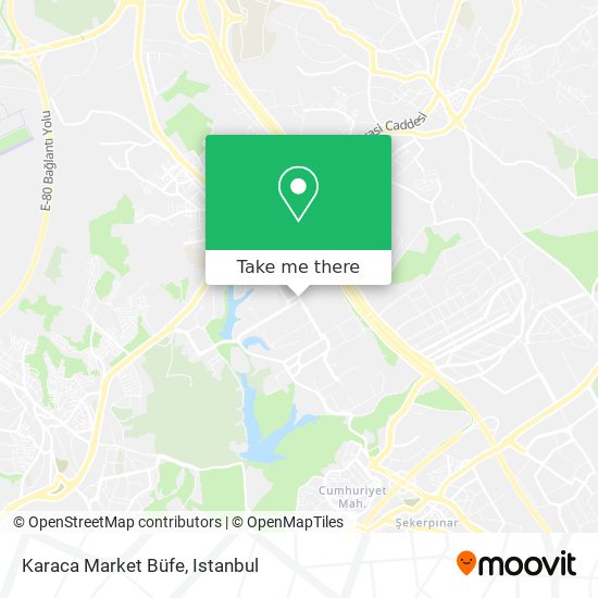 Karaca Market Büfe map