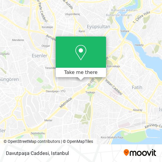 Davutpaşa Caddesi map