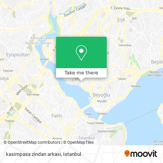 kasimpasa zindan arkasi map