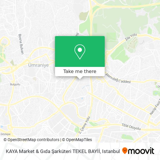 KAYA Market & Gıda Şarküteri TEKEL BAYİİ map