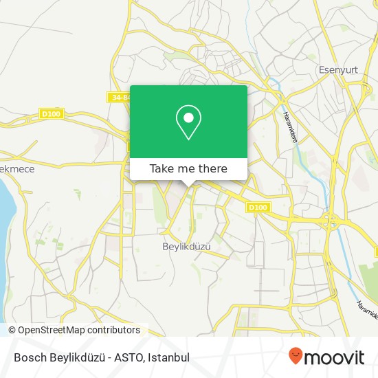 Bosch Beylikdüzü - ASTO map