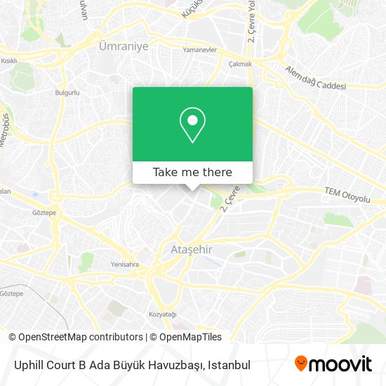 Uphill Court B Ada Büyük Havuzbaşı map