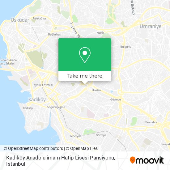 Kadıköy Anadolu imam Hatip Lisesi Pansiyonu map