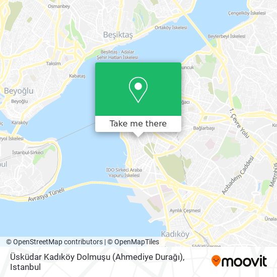 Üsküdar Kadıköy Dolmuşu (Ahmediye Durağı) map