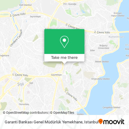 Garanti Bankası Genel Müdürlük Yemekhane map