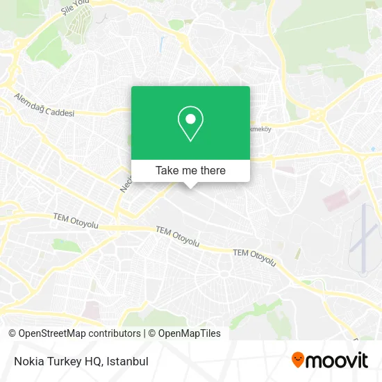 Nokia Turkey HQ map