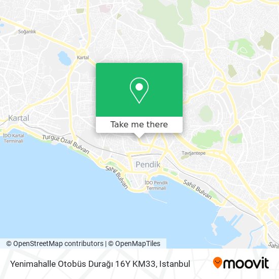 Yenimahalle Otobüs Durağı 16Y KM33 map