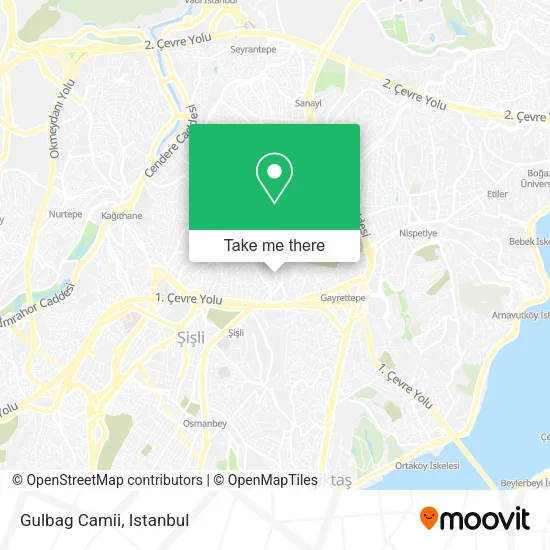 Gulbag Camii map