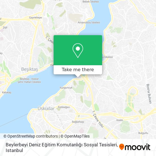 Beylerbeyi Deniz Eğitim Komutanlığı Sosyal Tesisleri map