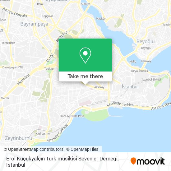 Erol Küçükyalçın Türk musikisi Sevenler Derneği map