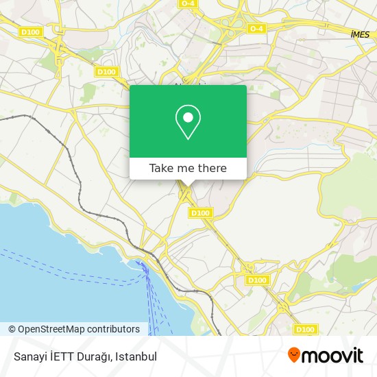 Sanayi İETT Durağı map