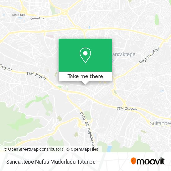 Sancaktepe Nüfus Müdürlüğü map
