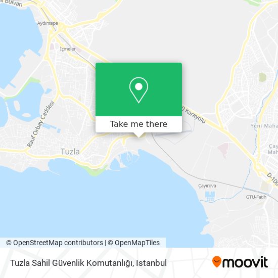 Tuzla Sahil Güvenlik Komutanlığı map