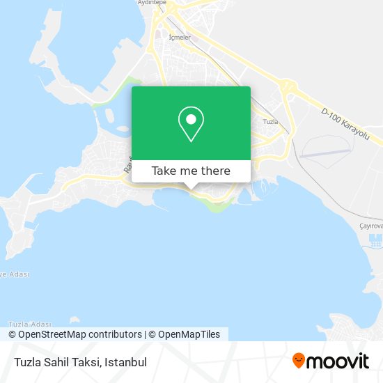 Tuzla Sahil Taksi map