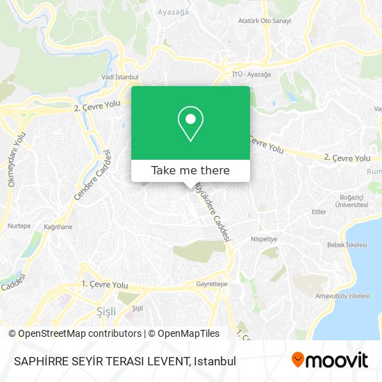 SAPHİRRE SEYİR TERASI LEVENT map