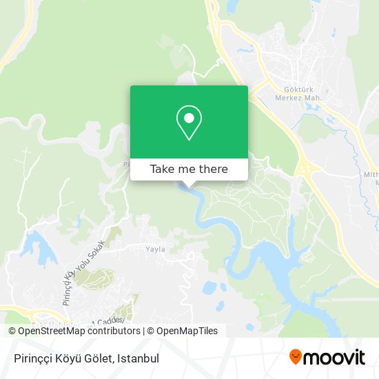 Pirinççi Köyü Gölet map