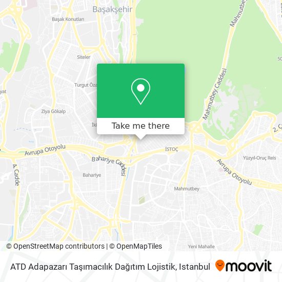 ATD Adapazarı Taşımacılık Dağıtım Lojistik map