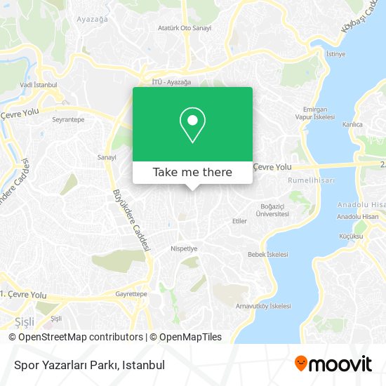 Spor Yazarları Parkı map