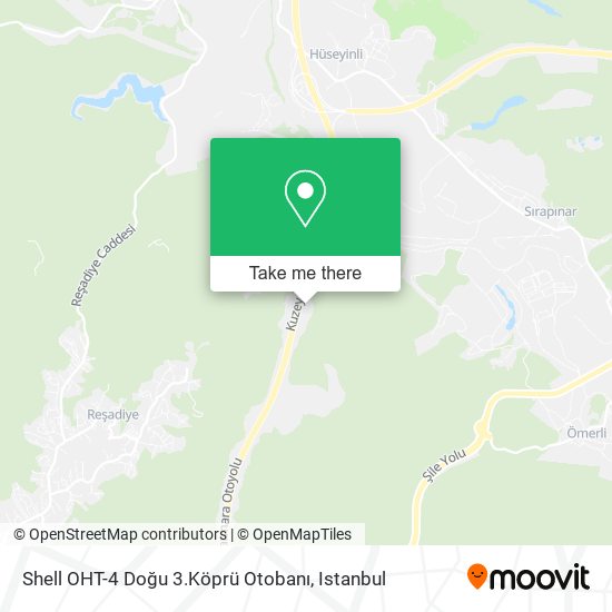 Shell OHT-4 Doğu 3.Köprü Otobanı map