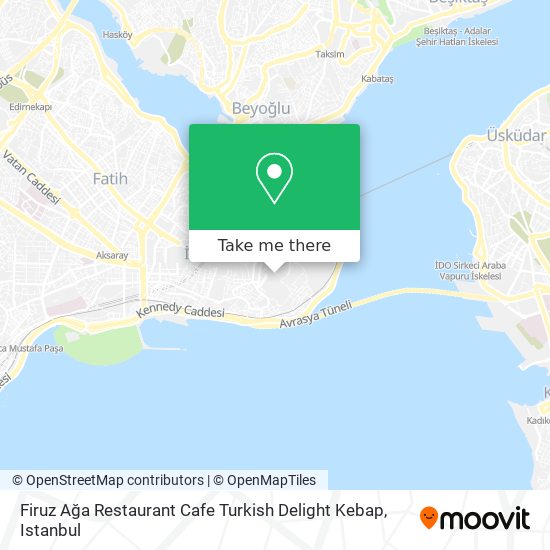 Firuz Ağa Restaurant Cafe Turkish Delight Kebap map