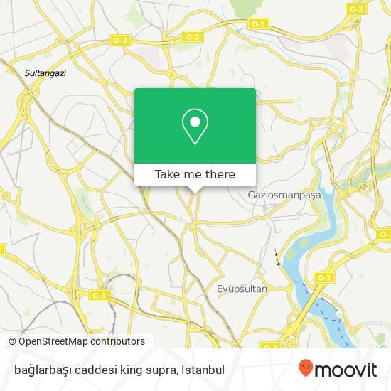 bağlarbaşı caddesi king supra map