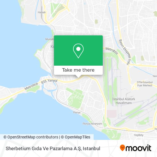 Sherbetium Gıda Ve Pazarlama A.Ş map