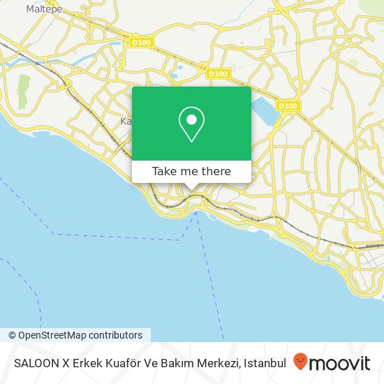 SALOON X Erkek Kuaför Ve Bakım Merkezi map