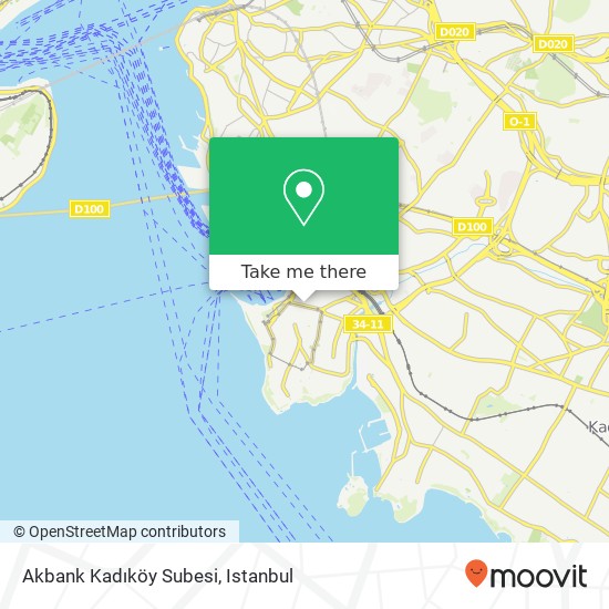 Akbank Kadıköy Subesi map