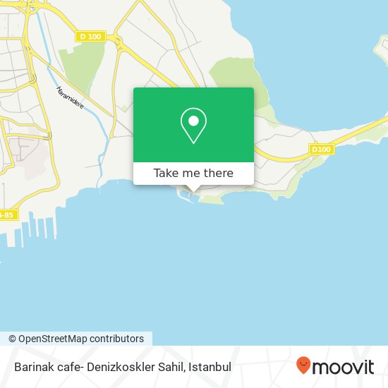 Barinak cafe- Denizkoskler Sahil map