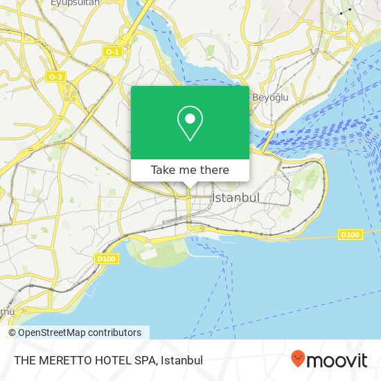 THE MERETTO HOTEL SPA map