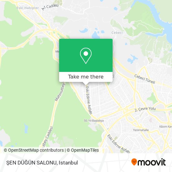 ŞEN DÜĞÜN SALONU map