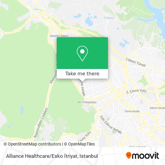Alliance Healthcare / Esko İtriyat map