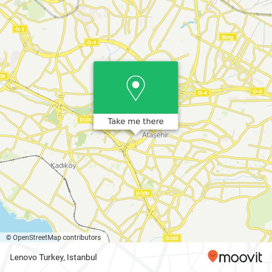 Lenovo Turkey map