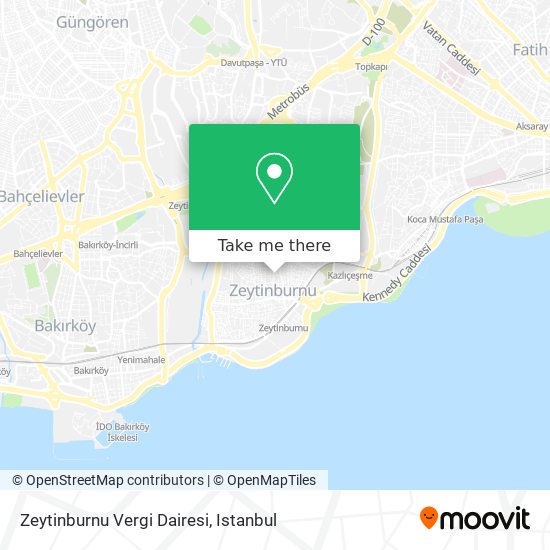 Zeytinburnu Vergi Dairesi map
