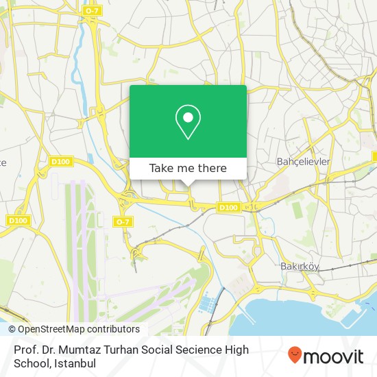 Prof. Dr. Mumtaz Turhan Social Secience High School map