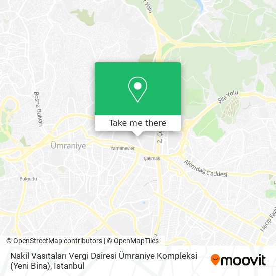 Nakil Vasıtaları Vergi Dairesi Ümraniye Kompleksi (Yeni Bina) map