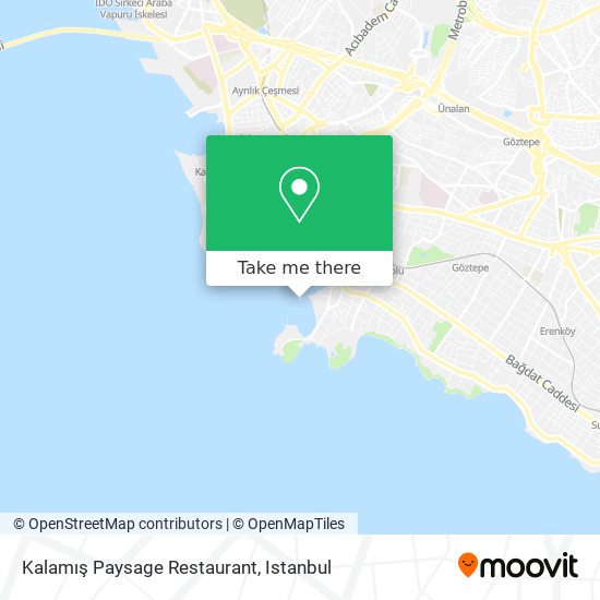 Kalamış Paysage Restaurant map
