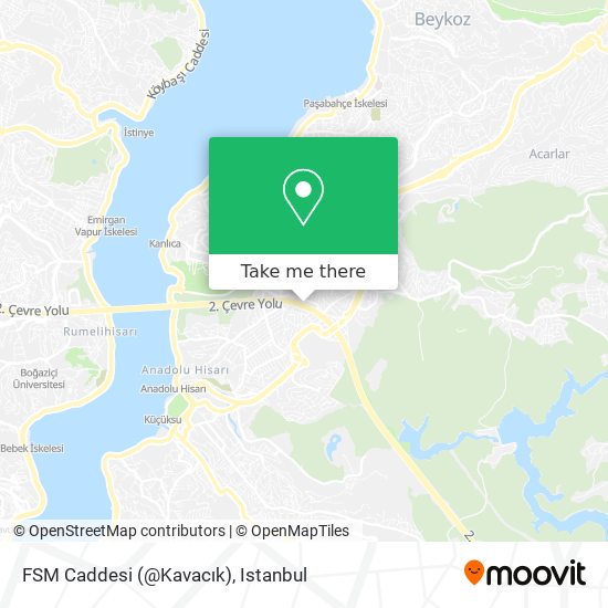 FSM Caddesi (@Kavacık) map
