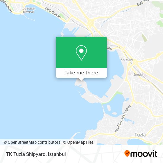 TK Tuzla Shipyard map