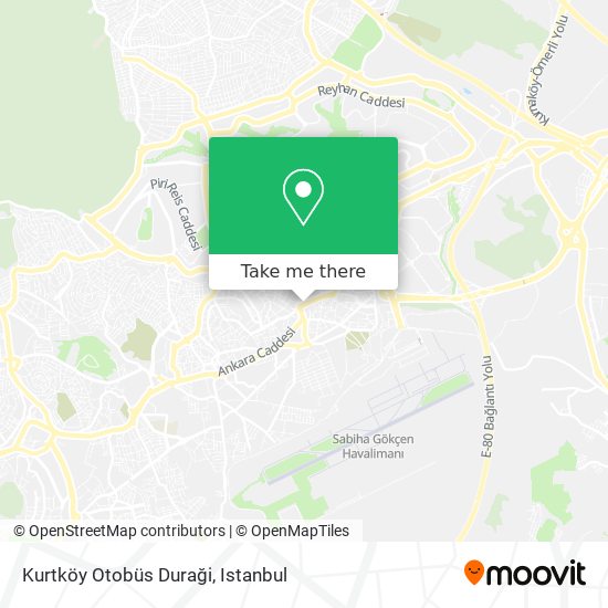 Kurtköy Otobüs Duraği map