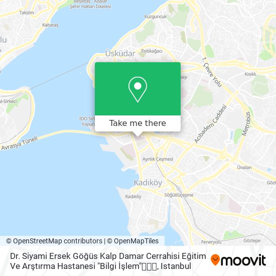 Dr. Siyami Ersek Göğüs Kalp Damar Cerrahisi Eğitim Ve Arştırma Hastanesi "Bilgi İşlem"🏢💻📝 map