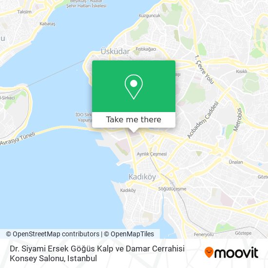 Dr. Siyami Ersek Göğüs Kalp ve Damar Cerrahisi Konsey  Salonu map