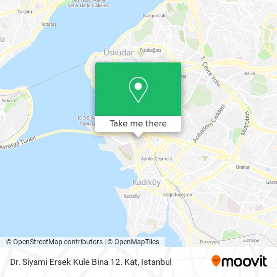 Dr. Siyami Ersek Kule Bina 12. Kat map