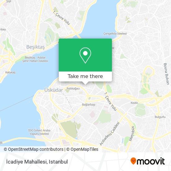 İcadiye Mahallesi map