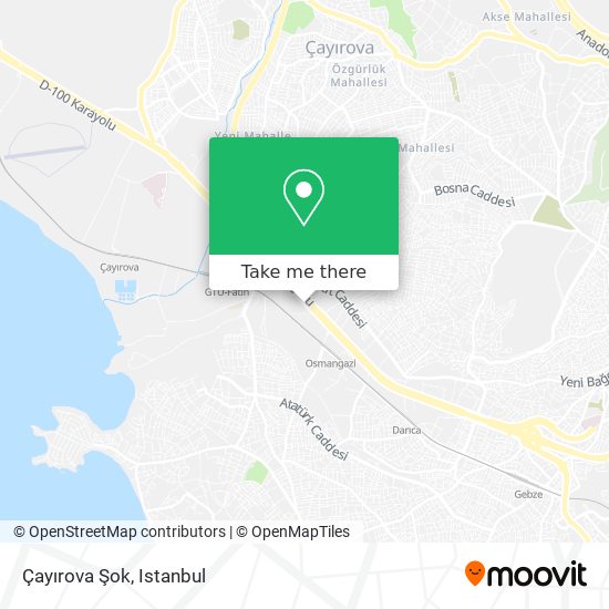 Çayırova Şok map