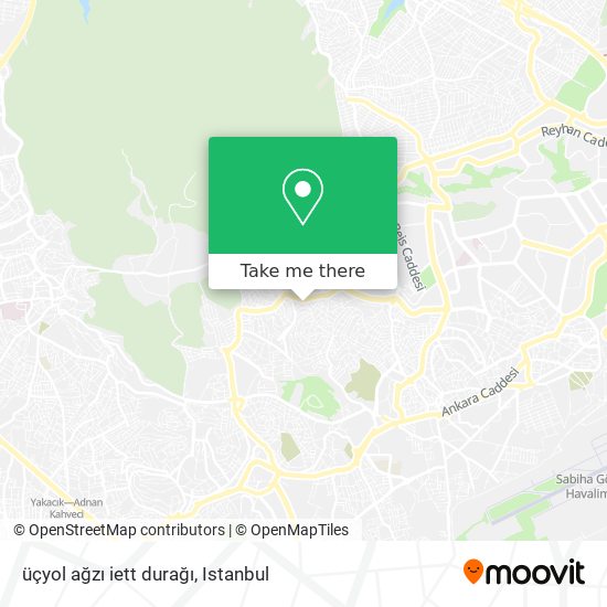 üçyol ağzı iett durağı map