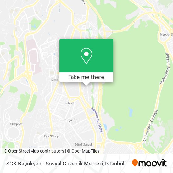 SGK Başakşehir Sosyal Güvenlik Merkezi map