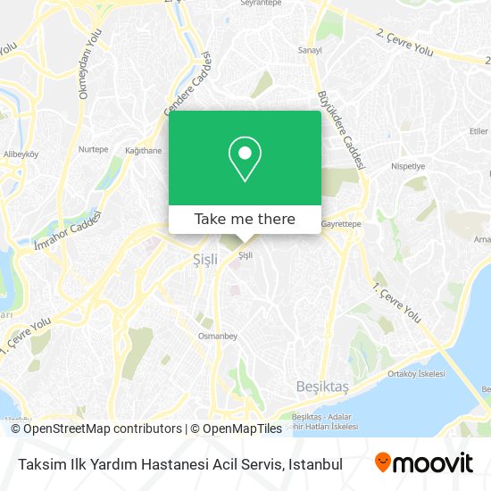 Taksim Ilk Yardım Hastanesi Acil Servis map