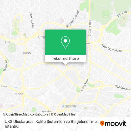 UKS Uluslararası Kalite Sistemleri ve Belgelendirme map